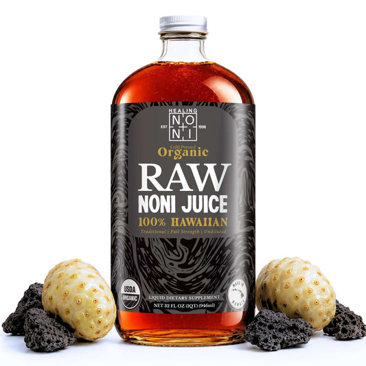 Raw - 100% Pure Hawaiian Noni Juice - USDA Organic